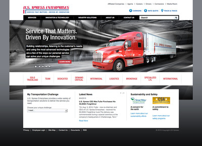 U.S. Xpress Enterprises Launches New Website to Better Serve Customers, Drivers and Employees
