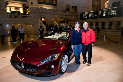 Winners of Maserati GranTurismo Convertible Selected at Grand Central Terminal Event