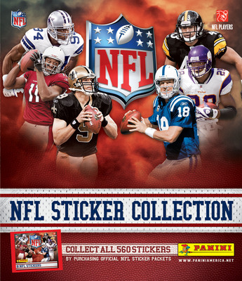 Panini America Launches First Officially Licensed NFL Sticker Album and Sticker Collection