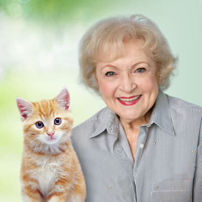 Betty White Joins Sergeant's® Pet Care Products and Morris Animal Foundation for the 'Happy, Healthy Cat Photo Contest'