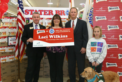 Stater Bros. Supermarkets and Milk-Bone Provide Free Canine Assistants Service Dog to Palm Desert Community Member