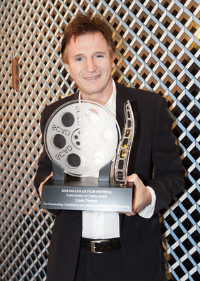 Savannah Film Festival Presented Liam Neeson with the Achievement in Cinema Award November 2