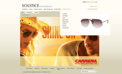 SOLSTICE Sunglass Boutique Sets Its Sights on e-Commerce