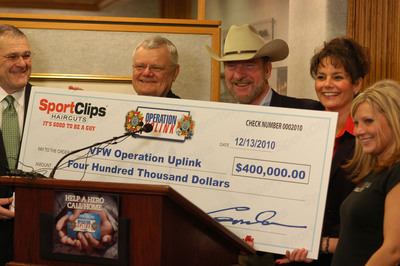 Sport Clips to Help Troops Call Home This Holiday With Largest Gift to Date to VFW's Operation Uplink™