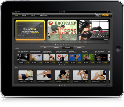 PumpOne Brings Hundreds of Premium Fitness Classes to iPad with New FitnessClass App