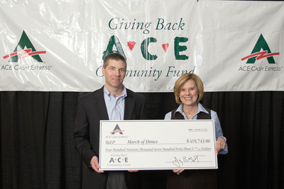 ACE Cash Express Donates $419,743 to March of Dimes