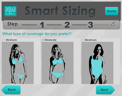Aqua Beachwear Debuts 'Smart Sizing®' - Online Tool Provides Women the Right Fit and Personal Style in Swimwear