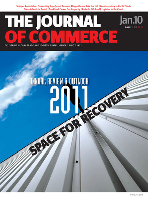 Forecasting, Overcapacity Lead Transportation Industry Concerns for 2011; 195 Top Executives Reflect in The Journal of Commerce's Annual Review and Outlook