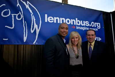 The John Lennon Educational Tour Bus and Avid Announce New Partnership at NAMM 2011