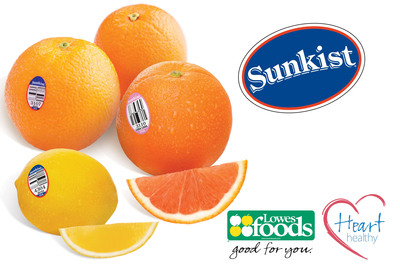 Sunkist and Lowes Foods Team Up for a Heart Healthy Promotion in South Carolina, North Carolina and Virginia