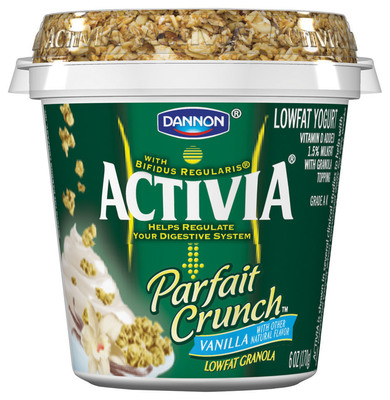 The Dannon Company Introduces Activia® Parfait Crunch