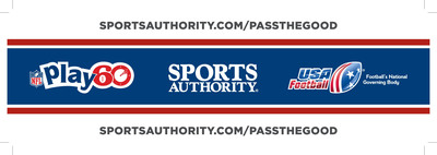 Sports Authority, Michael Strahan and USA Football Team-Up to 'Pass the Good' with NFL Play 60 at Super Bowl XLV