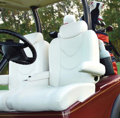 golf cart seats custom ultimate define comfort stylish bucket seat prnewswire
