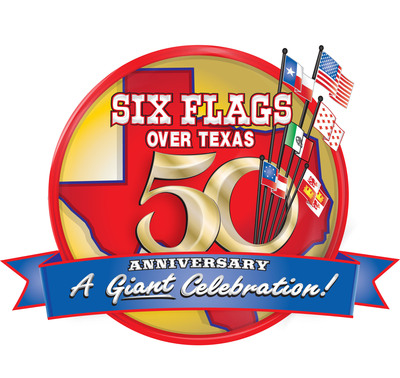 Six Flags Over Texas, the World's First Regional Theme Park, Opens for 50th Anniversary Season