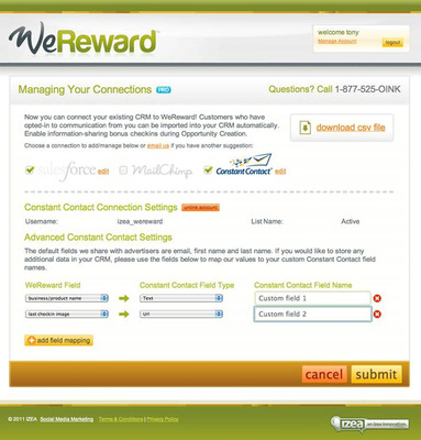 Constant Contact and WeReward Partner to Combine the Power of Email and Location-Based
