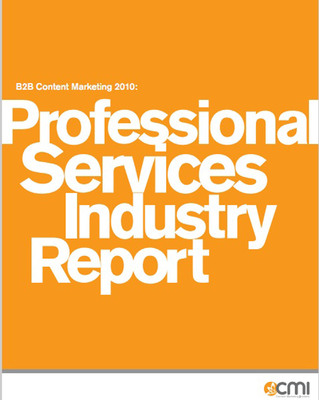 Content Marketing Institute Study Shows 84% of B2B Professional Service Firm Marketers Use Content Marketing