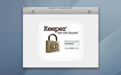 Now in the iTunes App Store!  Keeper Lite®