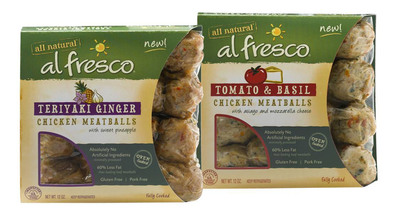al fresco All Natural Announces The National Launch of New Gourmet Chicken Meatballs In Two Fresh, Healthy Flavors