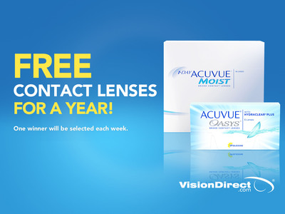 VisionDirect.com™ Announces Social Media Collaboration With ACUVUE® Brand Contact Lenses
