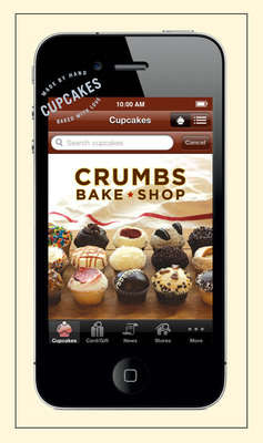 There's an App for That! CRUMBS Bake Shop and Global Bay Launch CRUMBS App for Apple iPhone
