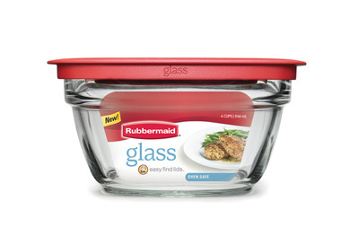 Rubbermaid® Introduces the First Glass Food Storage Containers with Easy Find Lids™