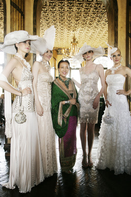 Sue Wong Pays Tribute to Iconic Film, My Fair Lady, at Los Angeles Fashion Week Fall 2011 Presentation