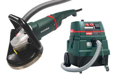 Upgraded Concrete Surface Prep Kit from Metabo Offers More Power, Improved Ergonomics and Airflow
