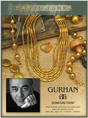 EARTHWORKS to Host GURHAN Personal Appearance and Signature Event