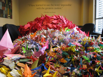Kids Challenged to Make 100,000 Origami Paper Cranes, Idea Goes Viral &amp; One Million Cranes Arrive