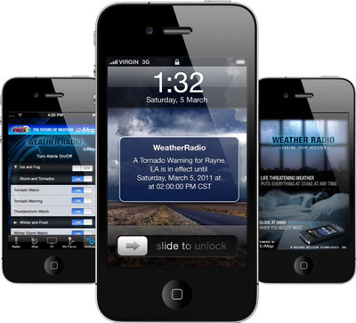 iMap®Weather Radio App for iPhone, iPad and iPod Touch Now Available