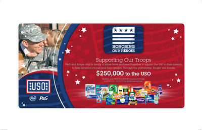 Procter and Gamble Partners with Kroger to Support USO to Help American Troops and Their Families