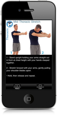 PumpOne Adds Physical Therapy Prehab and Rehab Tool to FitnessBuilder App for iPad, iPhone and iPod Touch