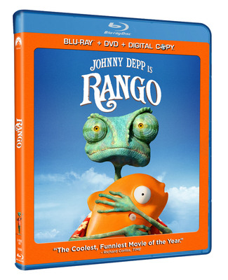 Johnny Depp Leads an All-Star Cast in the Biggest Animated Movie of the Year: RANGO Riding Into Town in a Blu-ray™ /DVD Combo on Friday, July 15, 2011