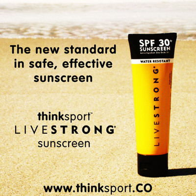 thinksport™ LIVESTRONG® Non-Toxic Sunscreen Now Available Online and In Stores
