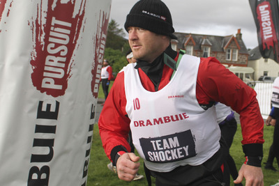 Pro Football Star Jeremy Shockey Tackles the Scottish Highlands With TEAM U.S.A. in the 2011 DRAMBUIE® Pursuit