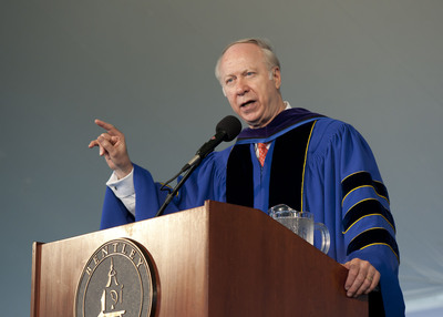 David Gergen, Prominent Commentator, Editor, Professor, Author and Presidential Adviser, Delivers Keynote Address at Bentley University May 21, 2011, Commencement Ceremony