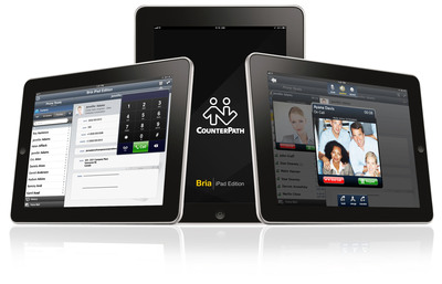 COUNTERPATH RELEASES BRIA FOR iPAD, THE WORLD's FIRST UNIVERSAL iOS SOFTPHONE