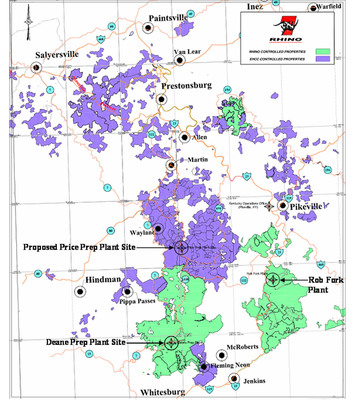 Rhino Resource Partners LP Announces Acquisition of the Elk Horn Coal Company, LLC