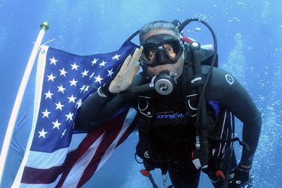 U.S. Congressman Allen West and American Veterans From Diveheart Foundation Salute June as 'Learn to Dive Month' and U.S. Flag Day, June 14th