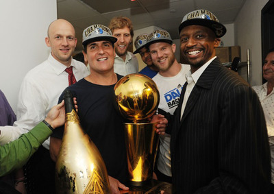 NBA Champions the Dallas Mavericks Celebrate Victory With Armand de Brignac, Rated the World's #1 Champagne