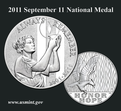 Sales of 2011 September 11 National Medal Marked by Ceremony at 9/11 Memorial Preview Site