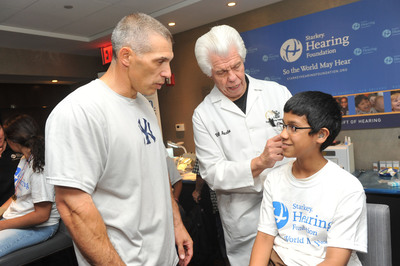 New York Yankees Help Starkey Hearing Foundation Deliver the Gift of Hearing to New York Area Children and Adults in Need