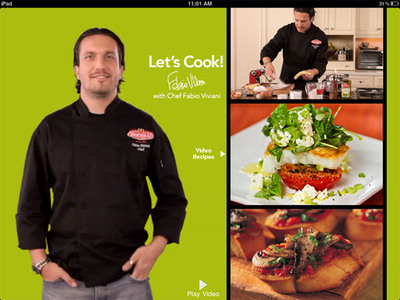 Let's Cook! iPad App Brings Top Chef Fabio Viviani into Your Kitchen