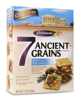 Crunchmaster® Announces Nationwide Launch of 7 Ancient Grains Crackers; Also Wins 2011 FITNESS Magazine Healthy Food Award