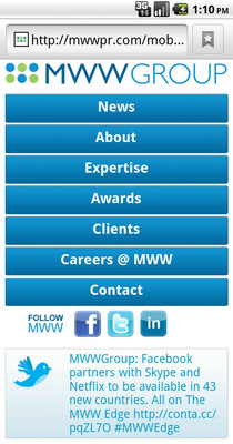 mww.com More Accessible Than Ever With Launch of New Mobile Site