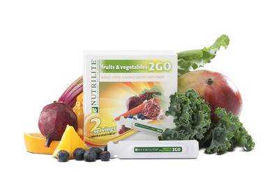 Amway Introduces NUTRILITE Fruits &amp; Vegetables 2GO Twist Tubes