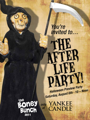 Yankee Candle Invites You to its Halloween 2011 Preview Party Featuring the Boney Bunch
