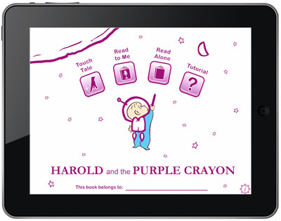 Harold and The Purple Crayon Climbs to #1 in iPad Book App Chart in First Week of Release