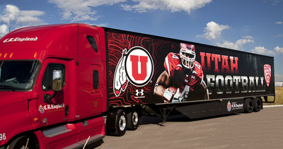 C.R. England Partners With the University of Utah Football Team to Meet Equipment Transportation Needs