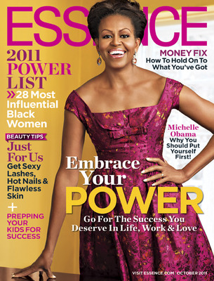 First Lady Michelle Obama Graces October 2011 Cover of ESSENCE Magazine